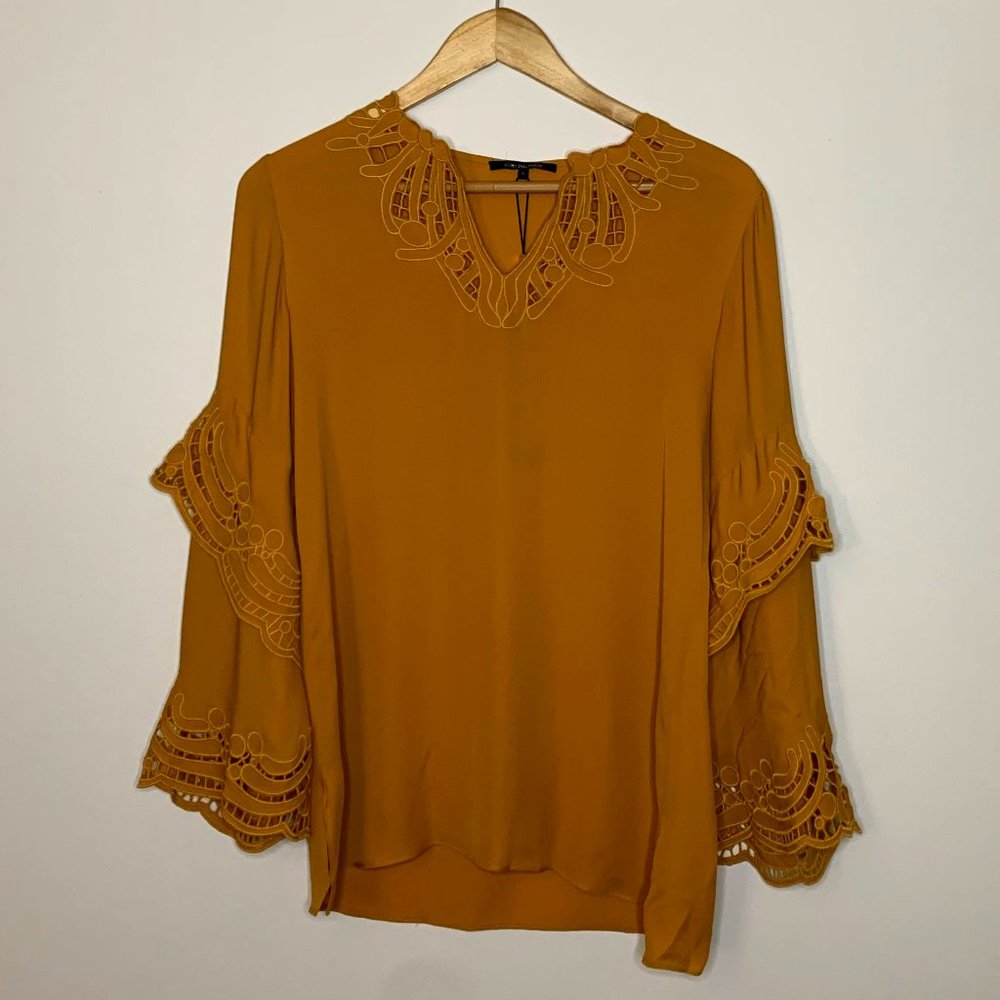 Kobi Halperin Yellow Lia Blouse